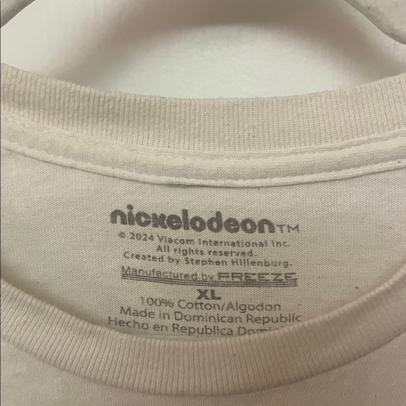 Nickelodeon Patrick Star 'Living My Truth' Tee - Cream and Pink size XL - Picture 5 of 8